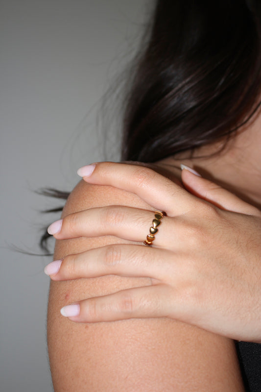 Anillo Corazones