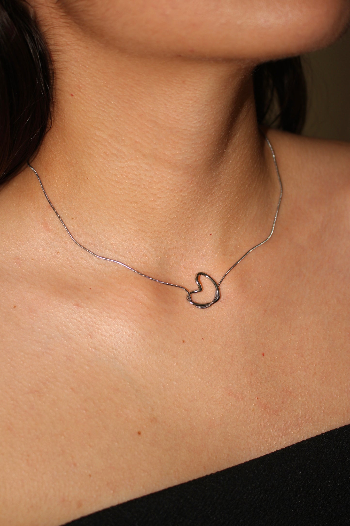 Cadena Silver Heart