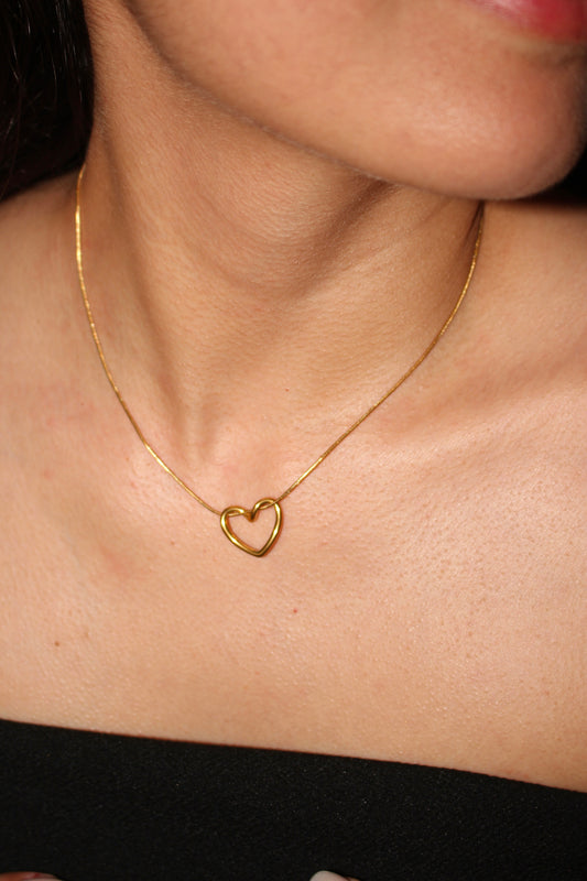 Cadena Golden Heart