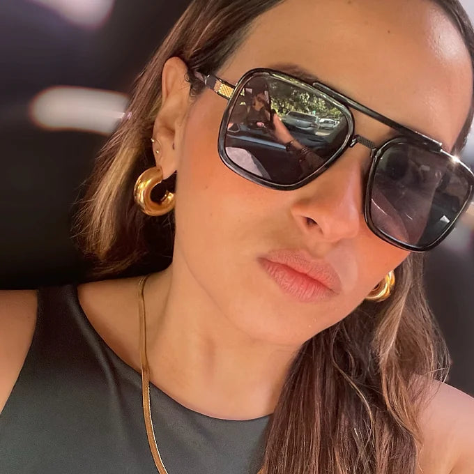 Aretes Chunkys Dorados