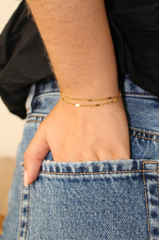 Pulsera Doble Lacio